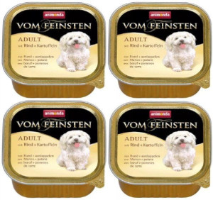 ANIMONDA Dog Vom Feinsten Adult smak: wołowina z ziemniakami 22x150g