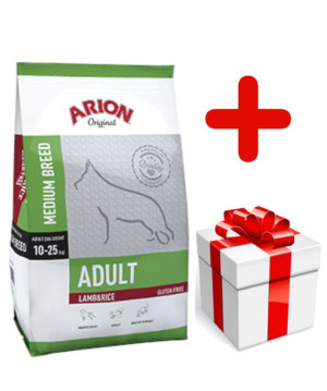 ARION Original Adult Medium Breed Lamb & Rice 12kg + niespodzianka dla psa