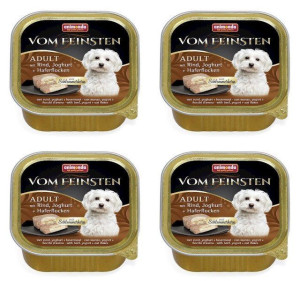 ANIMONDA Dog Vom Feinsten Adult Wołowina, Jogurt Płatki Owsiane 22x150g