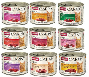 ANIMONDA Cat Carny Adult Mix 10 Smaków 60x200g