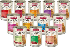 ANIMONDA Cat Carny Adult Mix 12 smaków 24x400g