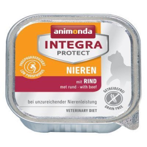 ANIMONDA Cat Integra Protect Renal (NIEREN) wołowina 6x100g tacka