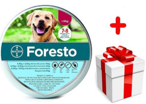 BAYER Foresto Obroża przeciw kleszczom i pchłom dla psów powyżej 8kg + NIES
