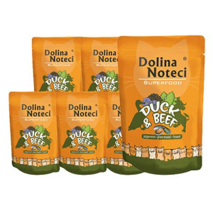 DOLINA NOTECI Superfood kaczka i wołowina saszetka 10x85g