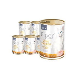 DOLINA NOTECI Piper dla kota z kurczakiem 6x400g