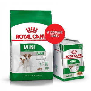 ROYAL CANIN Mini Adult 4kg + 12x85g saszetka