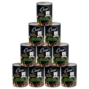 CESAR puszka 12x400g - mokra karma pełnoporcjowa dla dorosłych psów bogata