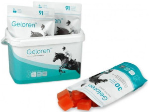 GELOREN HA żelki wspomagające stawy dla koni 4x450G + wiadro GRATIS!
