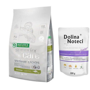 NATURES PROTECTION Superior Care White Dogs Grain Free White Fish Junior Sm