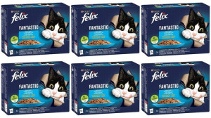 FELIX Fantastic Rybne Smaki w galaretce: 72x85g