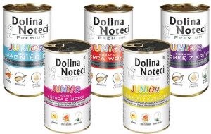 Dolina Noteci PREMIUM Junior mix 5 smaków 18x400g