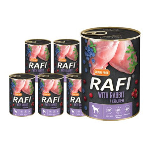 DOLINA NOTECI Rafi z królikiem 6x400g