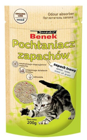 SUPER BENEK Pochłaniacz Zapachów - Zapach Trawy 200g