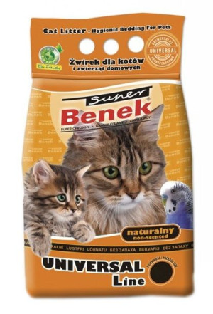 SUPER BENEK Żwirek Uniwersalny 10l (opakowanie pomarańczowe)