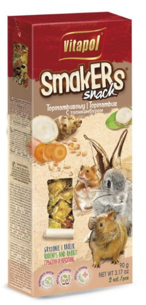 VITAPOL Kolby dla gryzoni „Smakers” topinamburowy 2 szt.