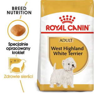 ROYAL CANIN West Highland White Terrier Adult 1,5kg karma sucha dla psów do