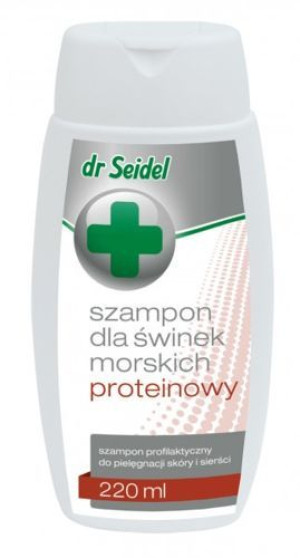 Dr Seidel Pielęgnacyjny Szampon dla świnek morskich proteinowy 220ml