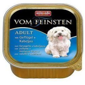 ANIMONDA Dog Vom Feinsten Adult, smak: z drobiem + dorsz atlantycki 150g