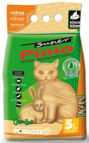 SUPER PINIO Żwirek Cytrus 5L