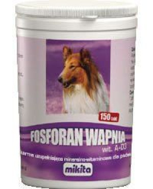 MIKITA Fosforan Wapnia +wit A+D3 - preparat witaminowo - mineralny dla psów