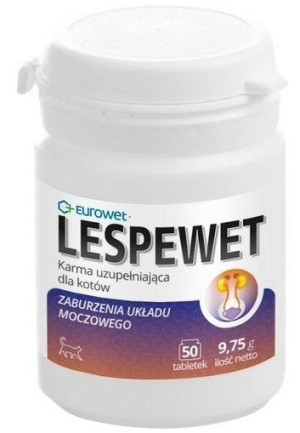Lespewet 50 tab. dla kota
