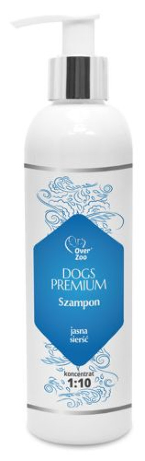 OVER ZOO Szampon Dogs Premium do białej i jasnej sierści 250ml