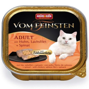 ANIMONDA Cat Vom Feinsten adult Adult z nadzieniem: Kurczak, filet z łososi