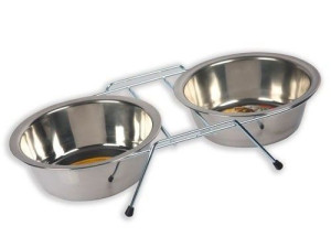 DINGO Zestaw do karmienia - miski na stelażu 2x1,75l - 14523