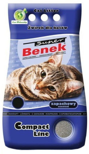 SUPER BENEK Żwirek Compact Bryza Morska 5l