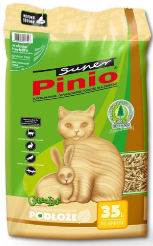 SUPER PINIO Żwirek Super Pinio Zielona Herbata 35L