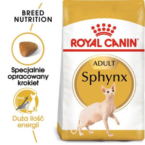 ROYAL CANIN Sphynx Adult 2kg karma sucha dla kotów dorosłych rasy sfinks