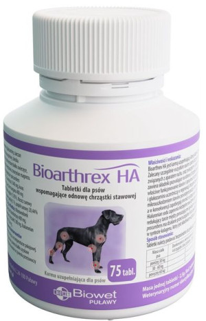 Bioarthrex HA 75 tabletek na stawy i kości