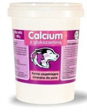 Calcium 400g fioletowy proszek pudełko