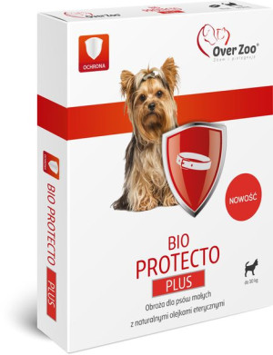 OVER ZOO Obroża BIO PROTECTO Plus dla psów małych 35cm
