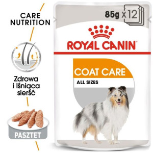 ROYAL CANIN CCN Coat Care 12x85g karma mokra - pasztet dla psów dorosłych o