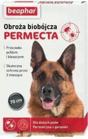 Beaphar Obroża Biobójcza Permecta Dog L 70cm