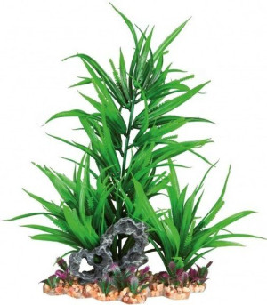 TRIXIE plastikowa roślina w żwirku 18cm