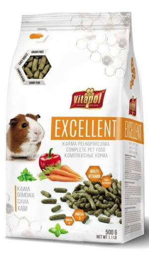VITAPOL Excellent Karma dla świnki morskiej (kawii domowej) 500g