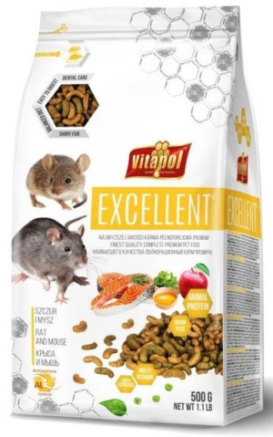 VITAPOL Excelent Karma dla Szczura i Myszy 500g