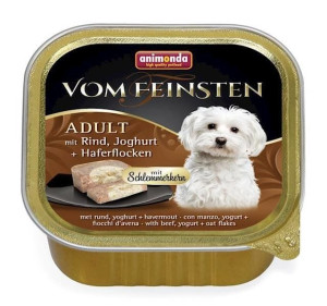ANIMONDA Dog Vom Feinsten Adult Wołowina, Jogurt Płatki Owsiane 150g
