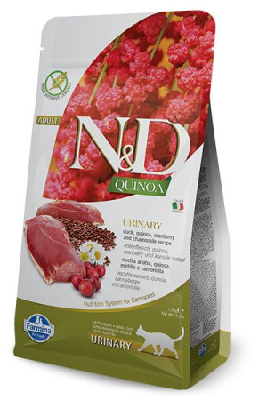 Farmina N&D Quinoa feline URINARY DUCK 1,5kg