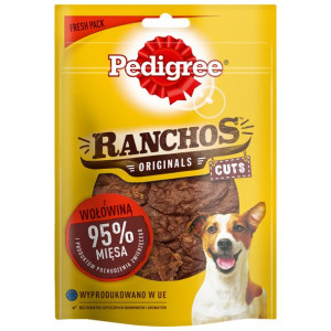PEDIGREE Ranchos Originals Cuts 65g - przysmak dla psów z wołowiną