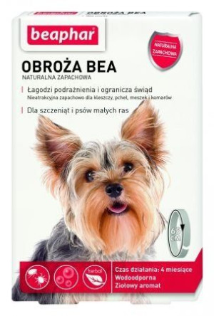 Beaphar Obroża Bea S Dla Psa - Naturalna, Zapachowa