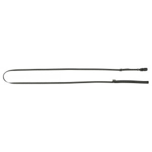 KERBL Smycz taśmowa GoLeyGo z Adapterem, czarna, 10mm x 140-200cm,S, max.15