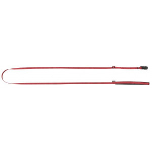 KERBL Smycz taśmowa GoLeyGo z Adapterem, czerwona, 10mm x 140-200cm,S,max15