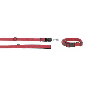 KERBL Zestaw GoLeyGo, obroża+smycz taśmowa z Adaptrem 25mm x 40-65cm, 2cm x