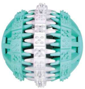 TRIXIE Denta Fun piłka gumowa z miętą 7,5cm
