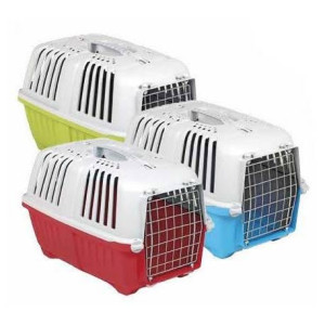 Transporter Pratiko1 z metalowymi drzwiami small 31,5x48x33 cm (do 5kg)