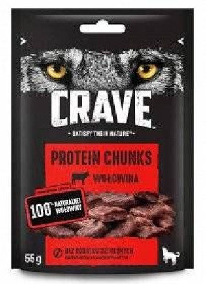 CRAVE™ Protein Chunks Wołowina 55g