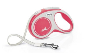 FLEXI Smycz oryginalna New Comfort czerwona S 5m do 15kg- taśma